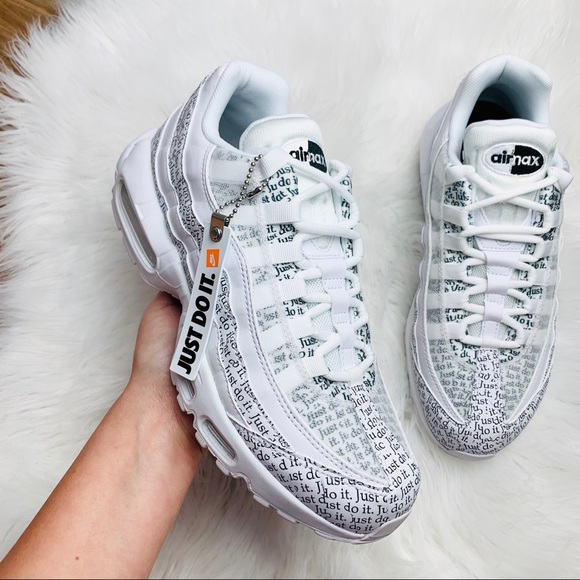 air max 95 just do it pack white